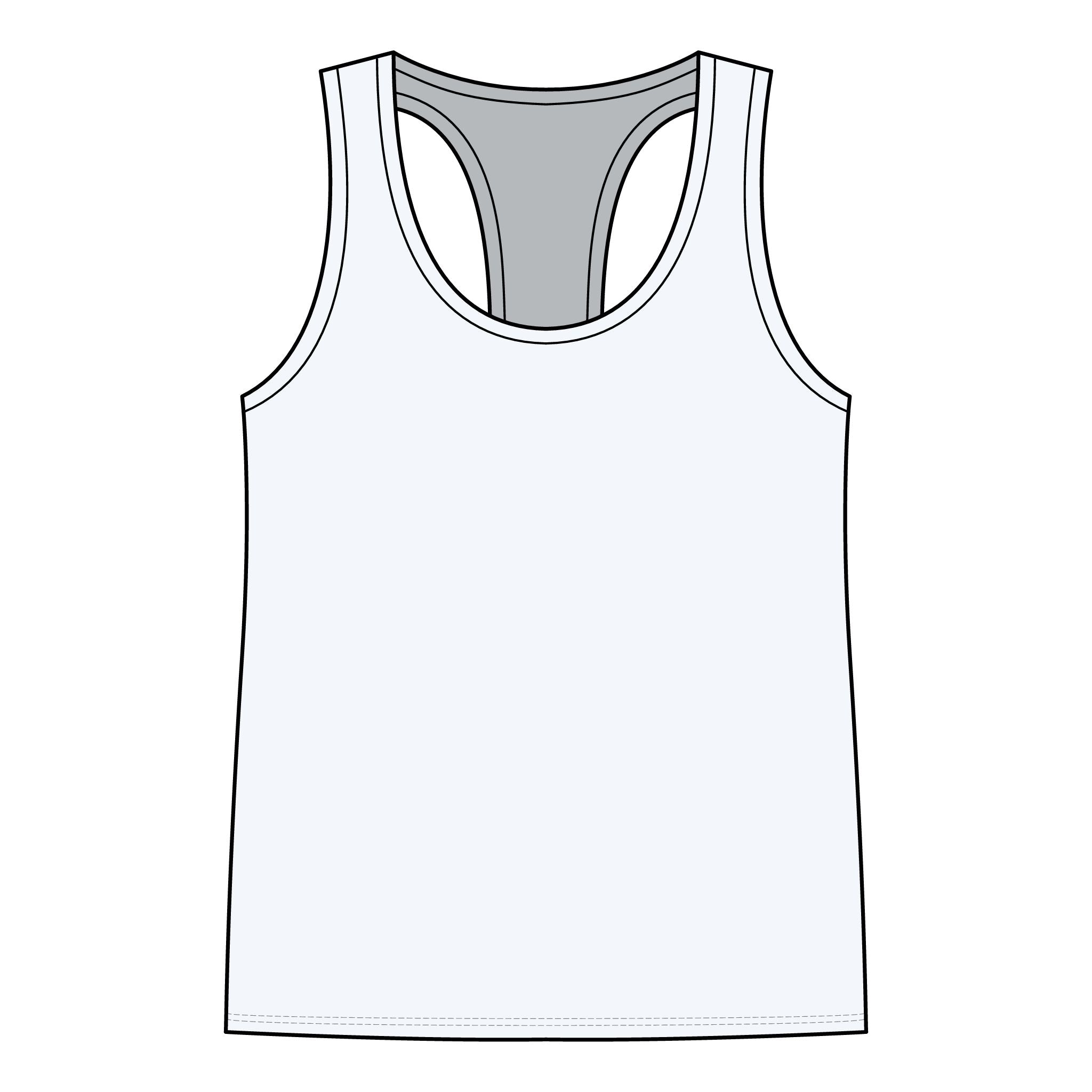 Women's Jersey Racerback Tank Printify