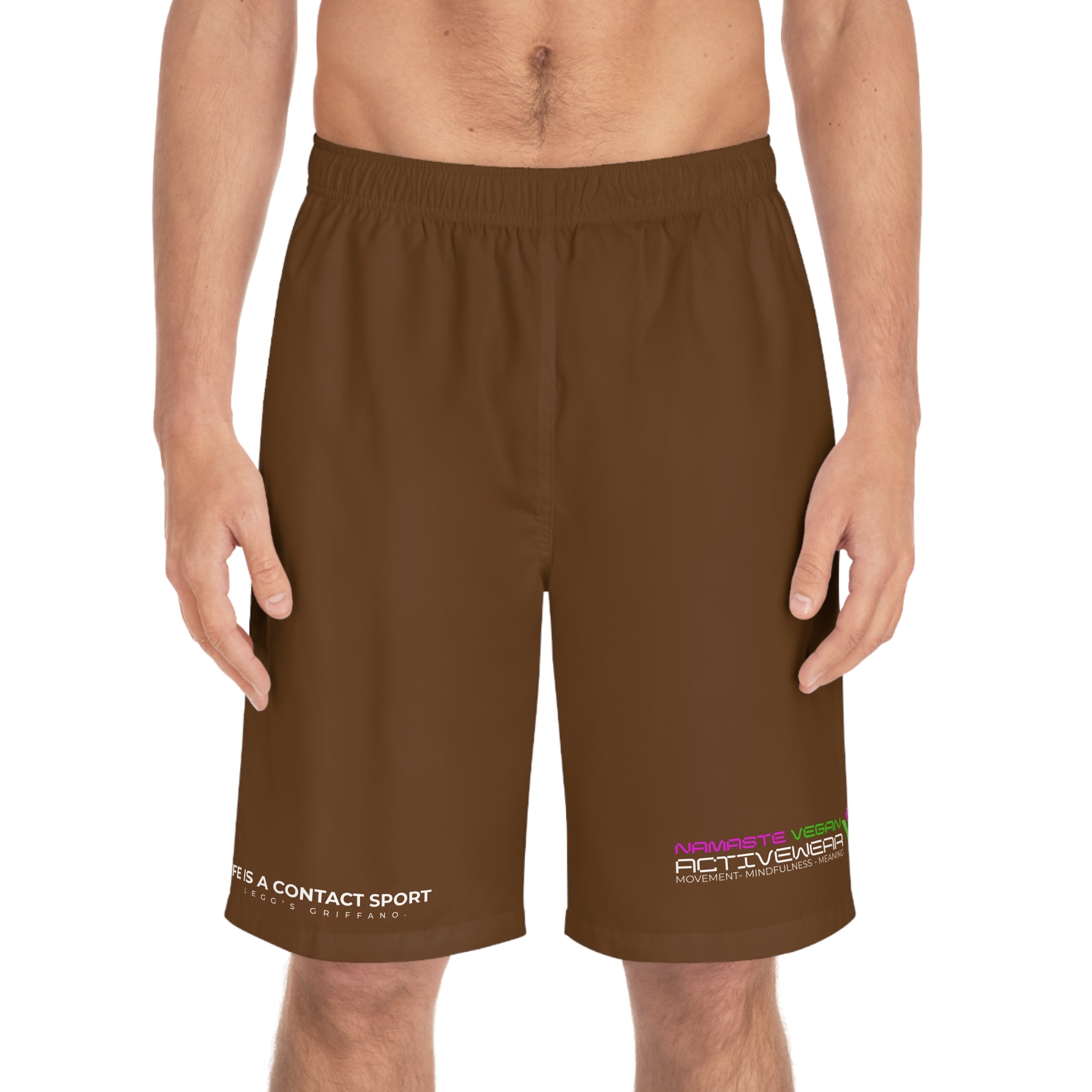 Copy of Copy of Namaste Vegan™ Men’s Board Shorts — 100% Vegan Quick-Dry Activewear