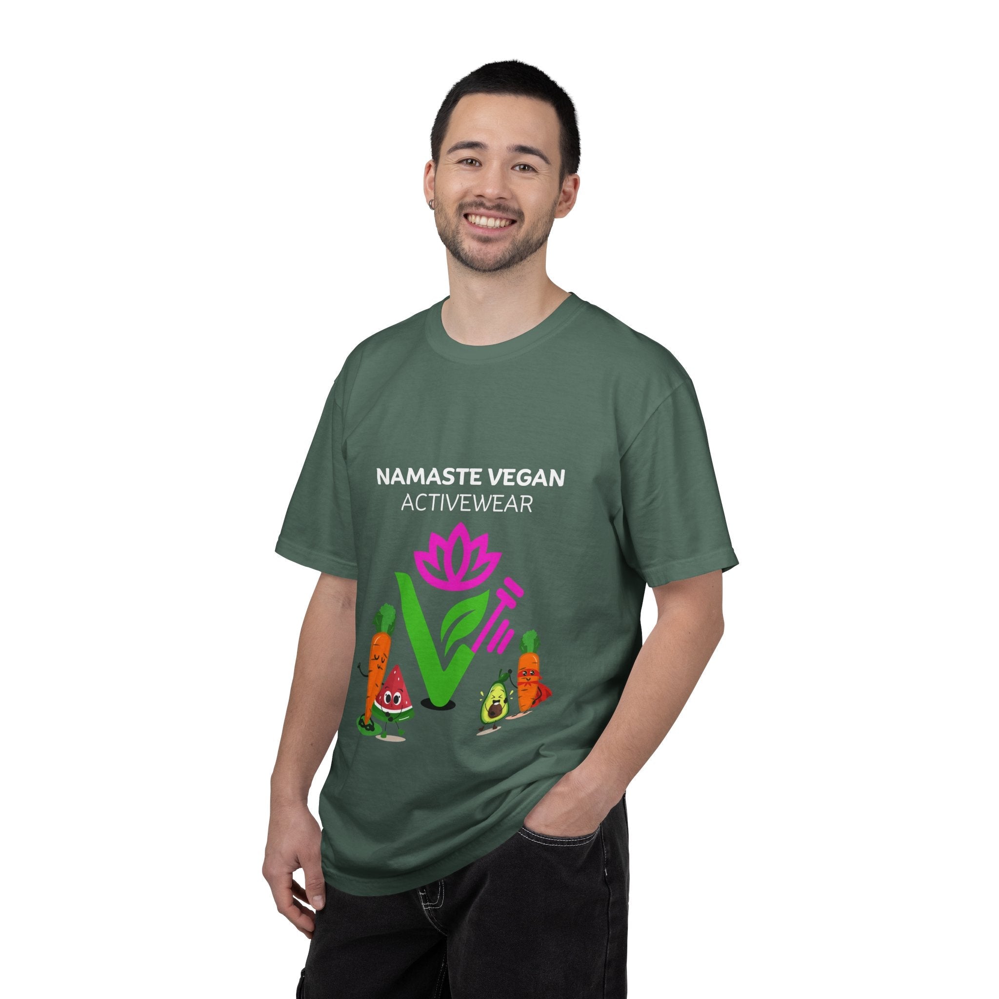 Vegan Garden T-Shirt — 'No Meat' Cute Veggie Graphic Tee Printify