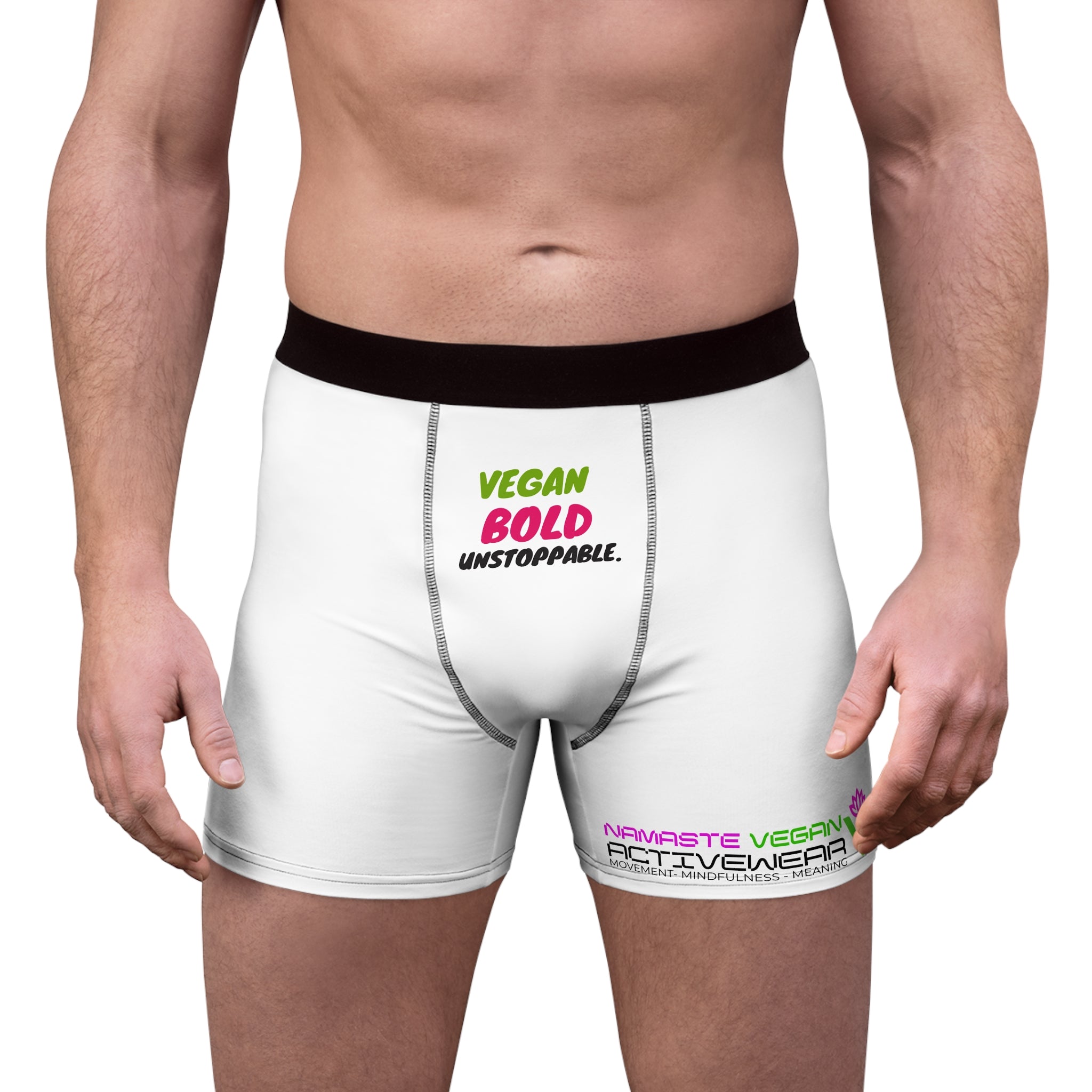 Namaste Vegan Activewear — AOP Men's Boxer Briefs