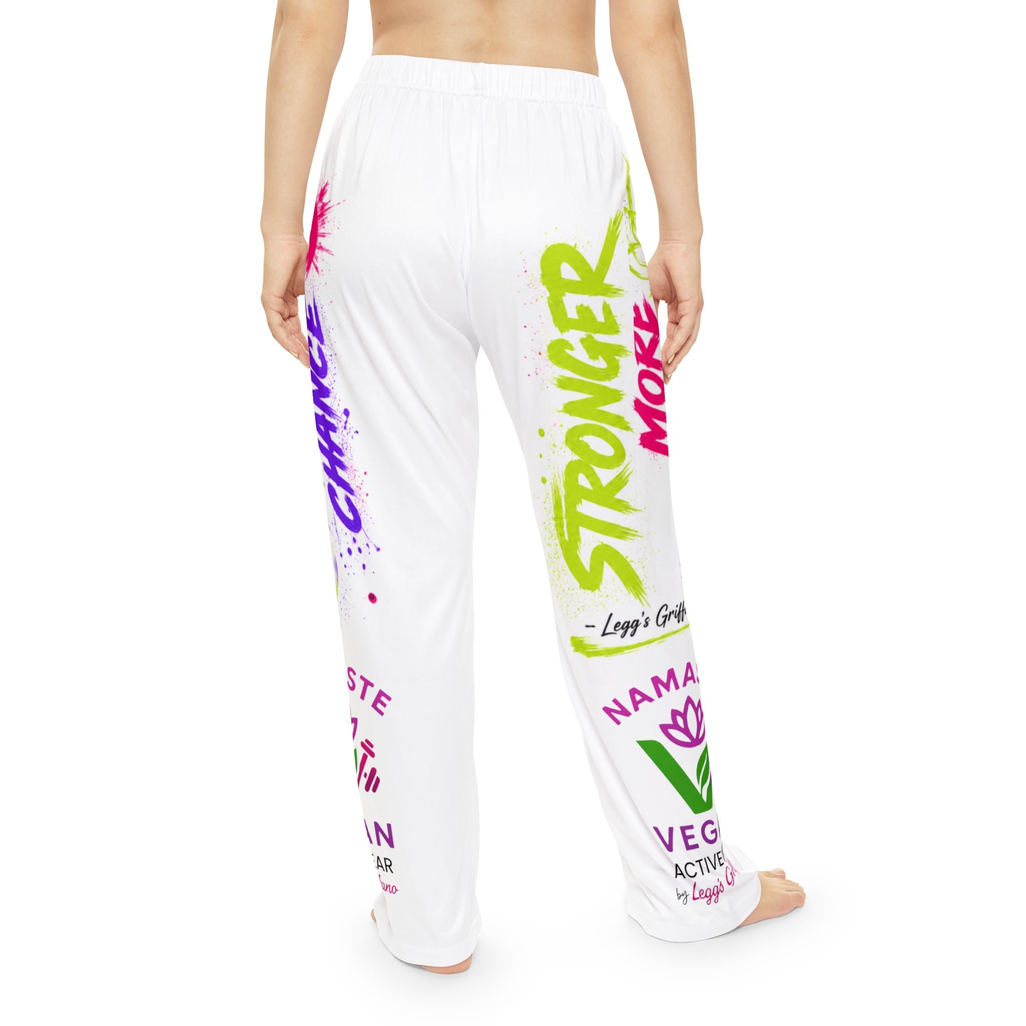 Empowering Graphic Pajama Pants — 'Beautiful Every Day / Stronger' Women's Lounge Pants