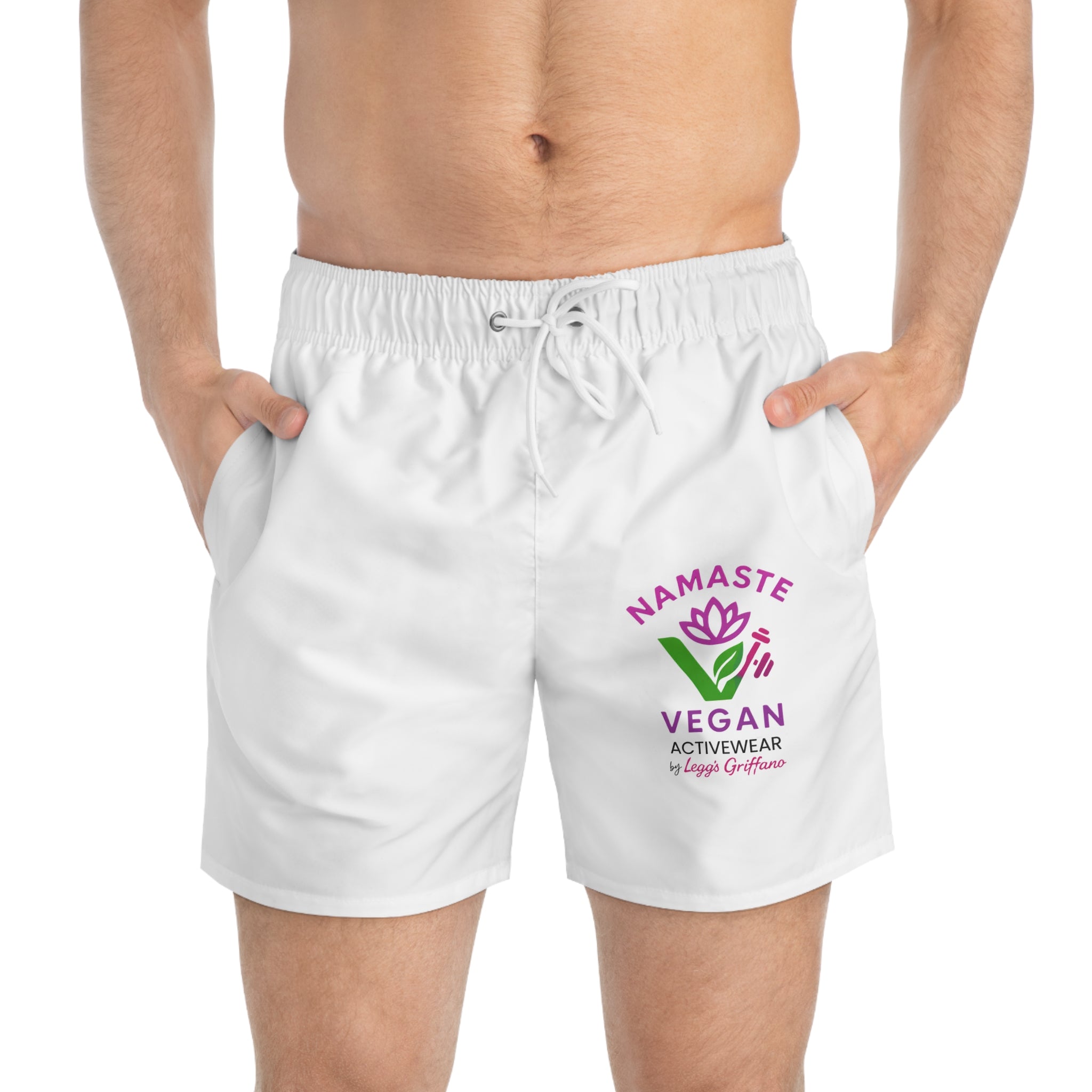 Namaste Vegan Activewear — "Be the Badass" All-Over Print Performance Shorts