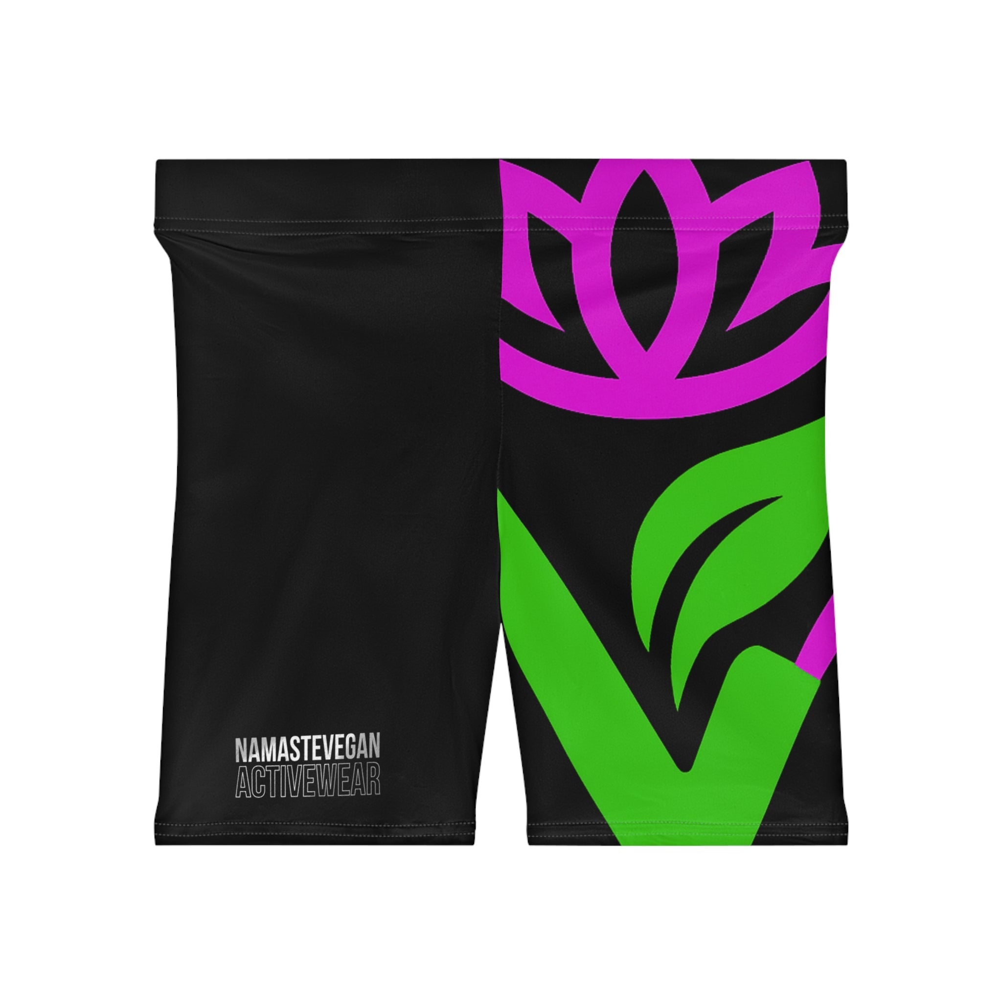Stylish Women's Biker Shorts with Floral Design, Workout Leggings, Cycling Shorts, Yoga Pants, Activewear for Gym and Fitness Printify