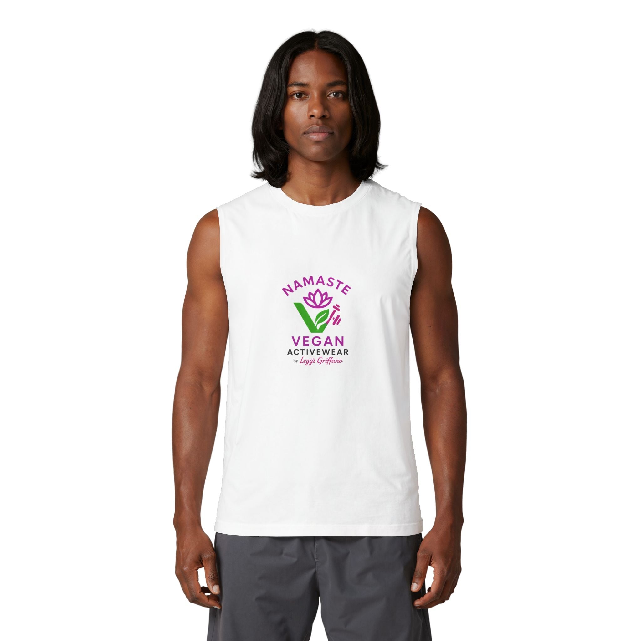Namaste Vegan Activewear — "Life Is a Contact Sport" Muscle Tank Printify