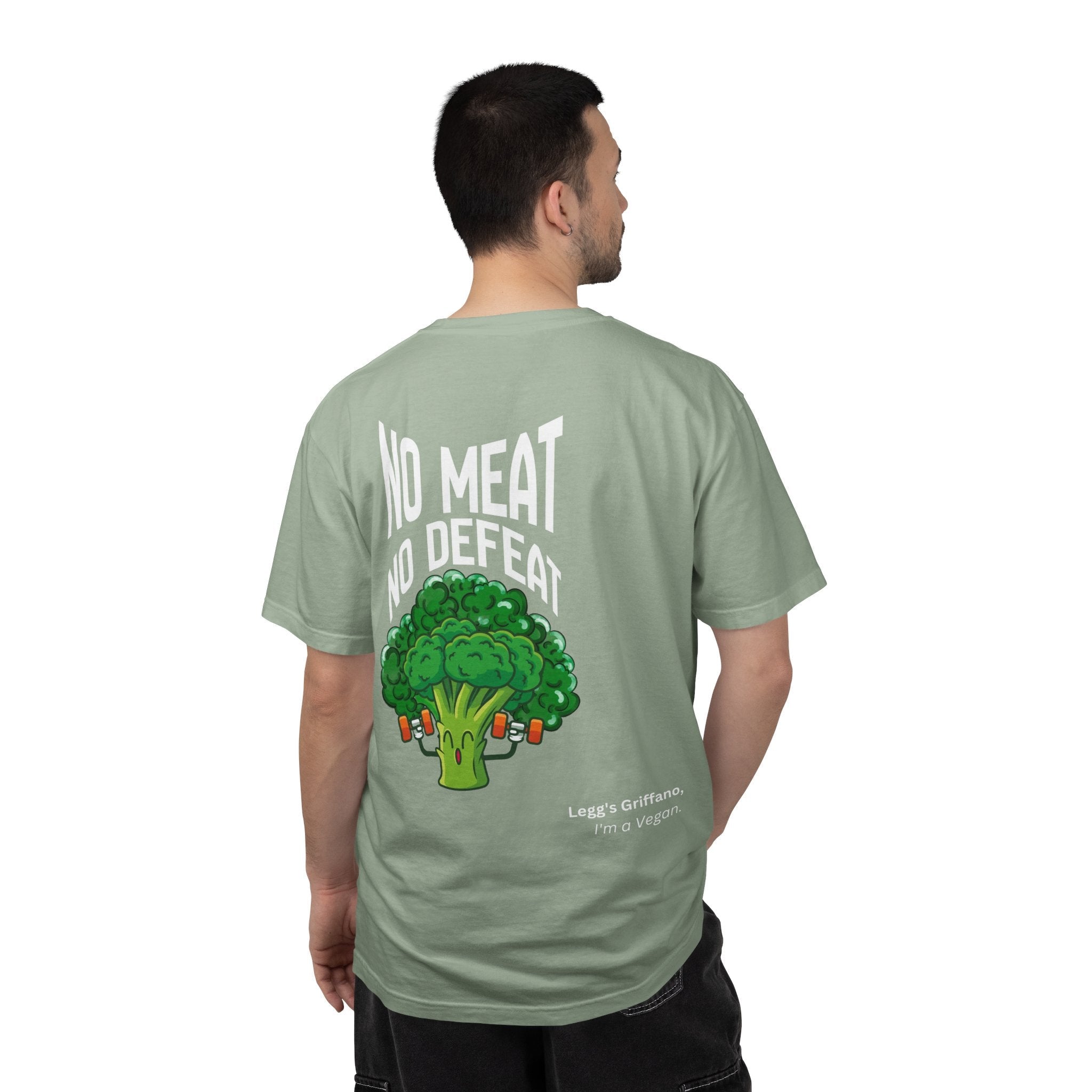 Vegan Garden T-Shirt — 'No Meat' Cute Veggie Graphic Tee Printify