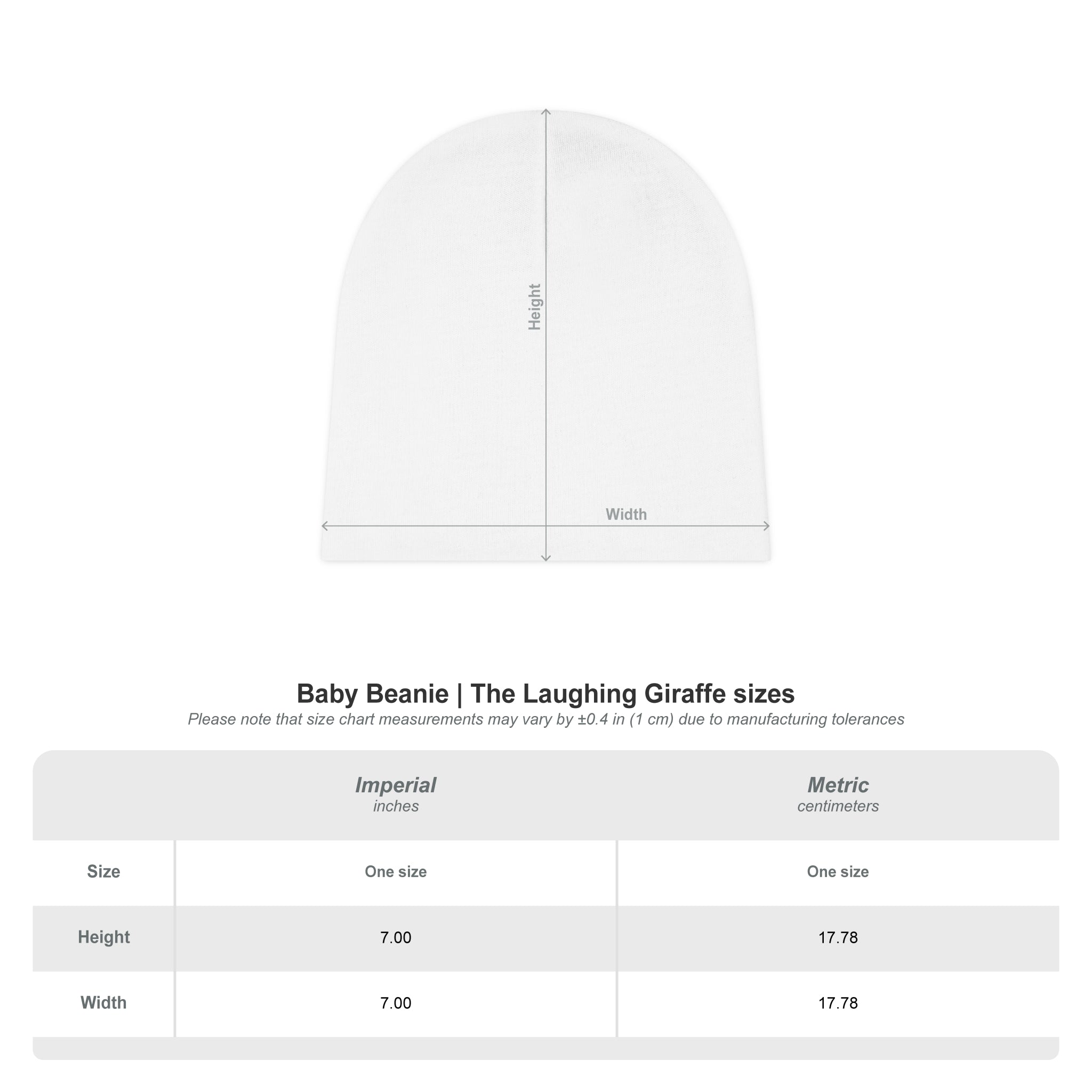 Baby Beanie — "Namaste Vegan Activewear" Infant Knit Hat Printify