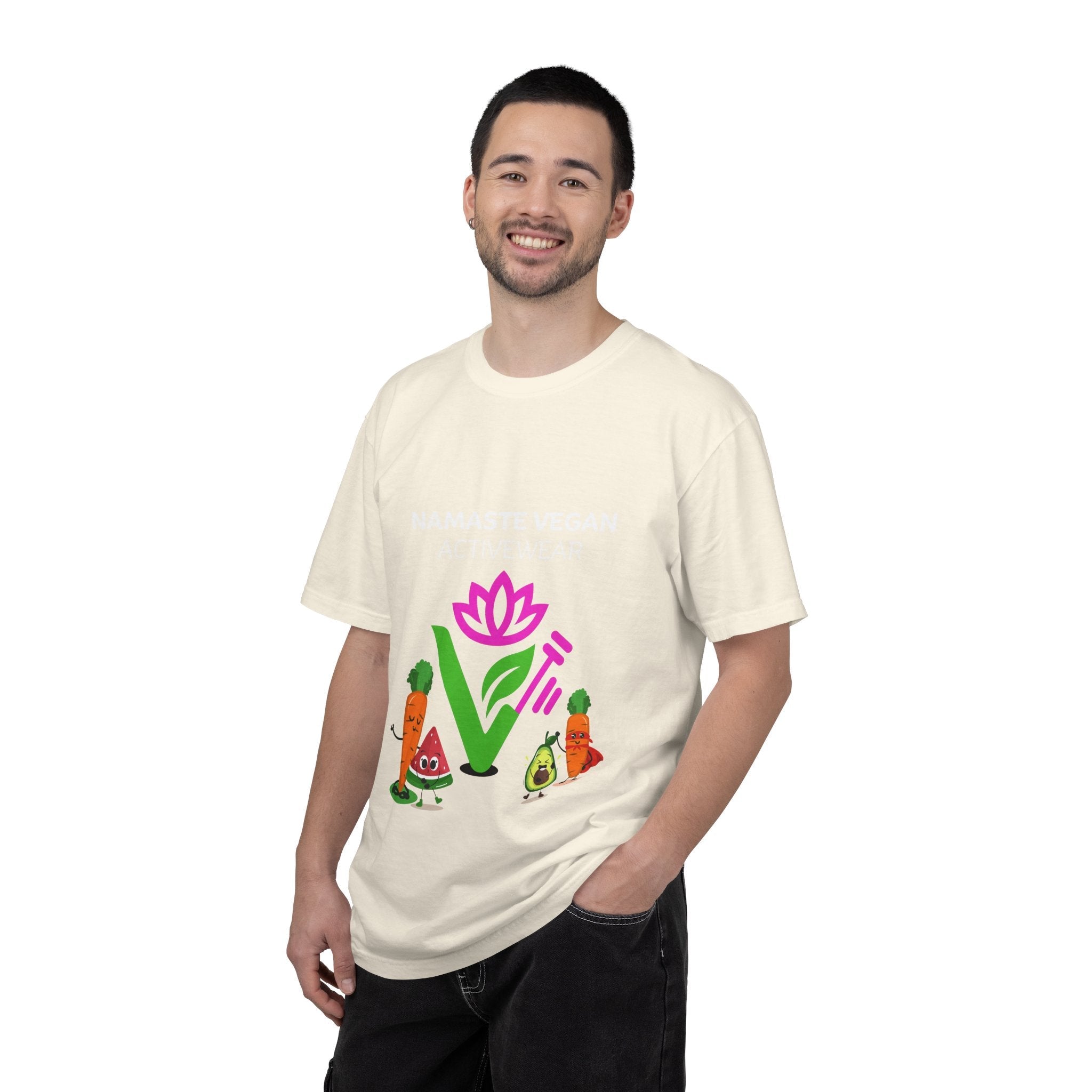 Vegan Garden T-Shirt — 'No Meat' Cute Veggie Graphic Tee Printify