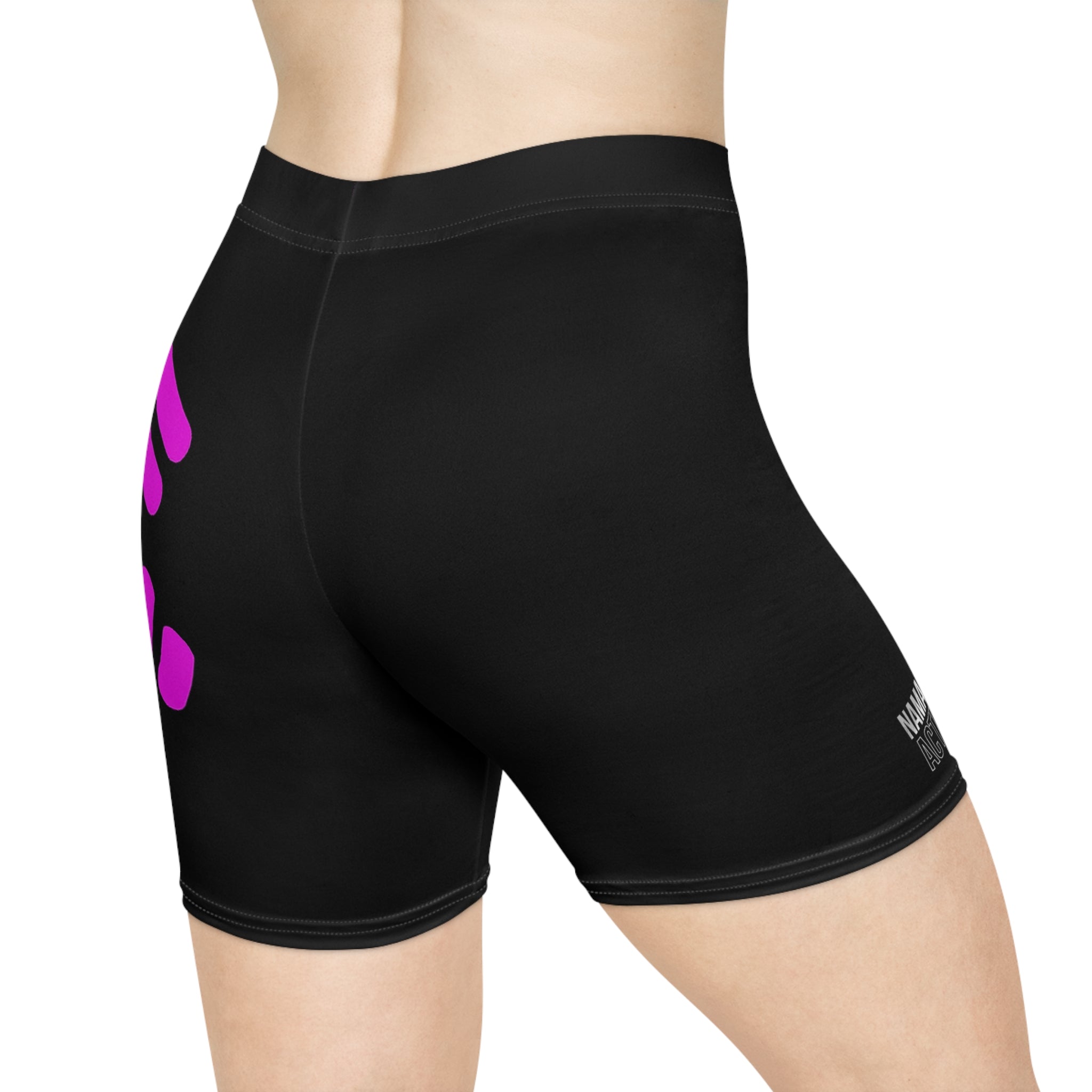Stylish Women's Biker Shorts with Floral Design, Workout Leggings, Cycling Shorts, Yoga Pants, Activewear for Gym and Fitness Printify