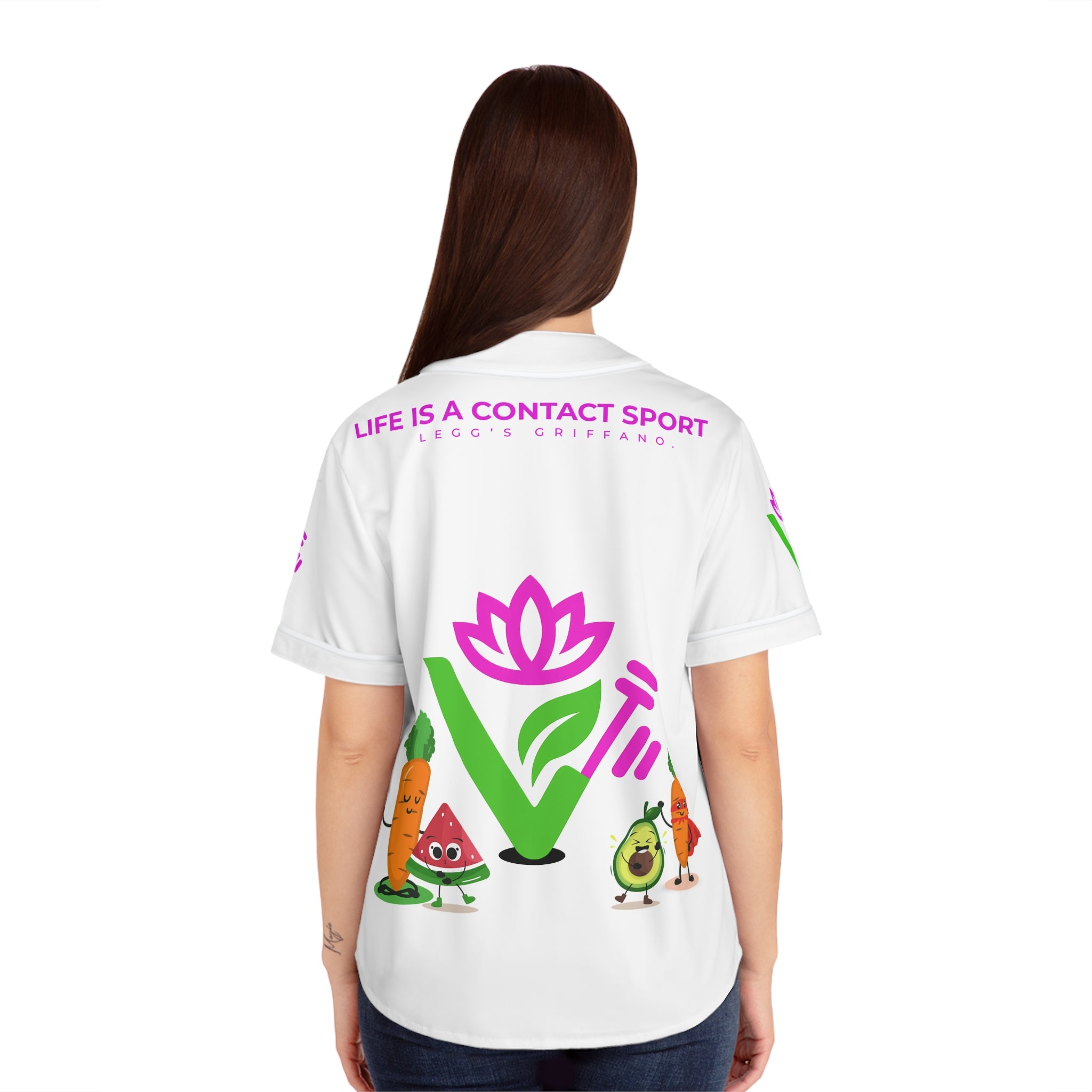 Women's Baseball Jersey (AOP) Printify
