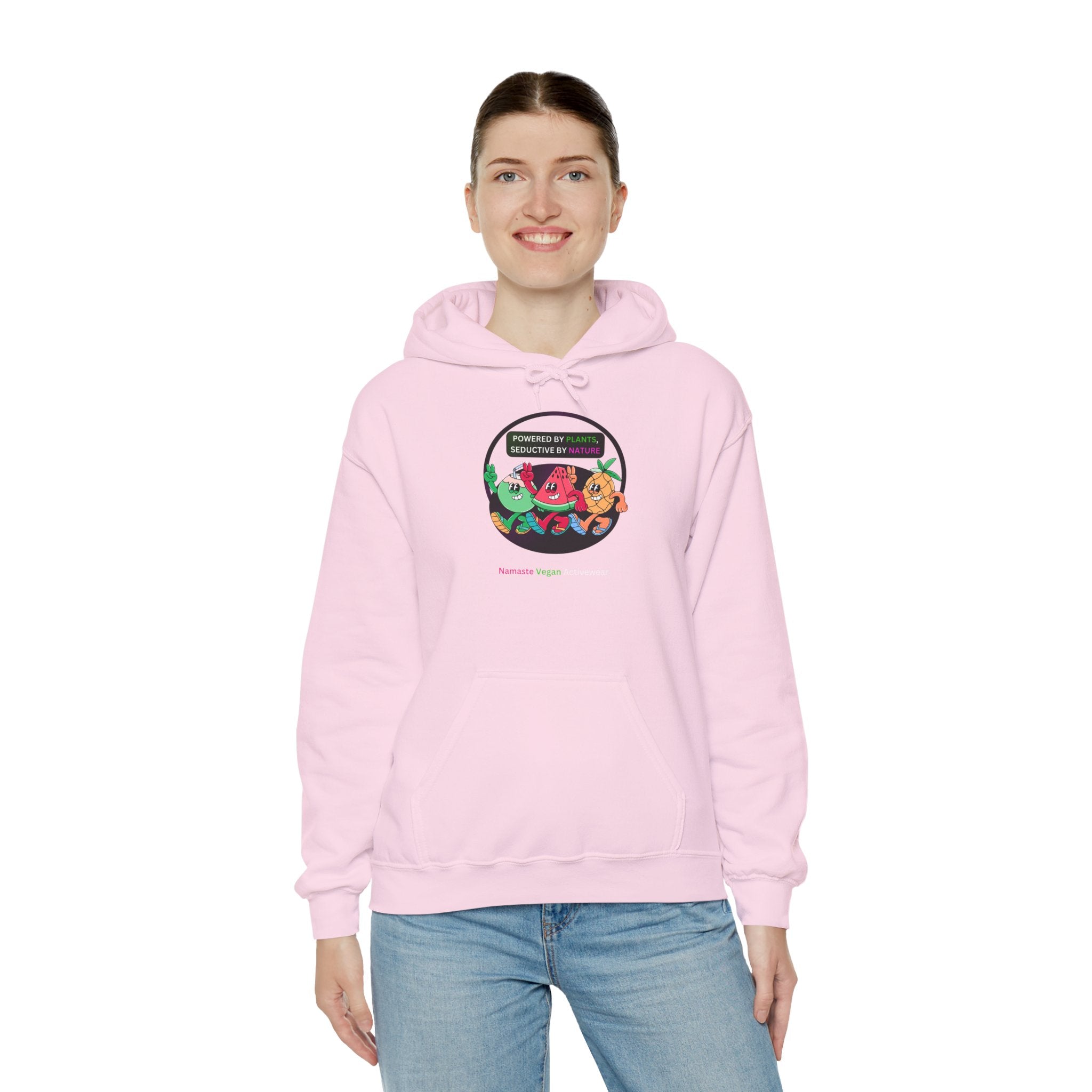 Vegan Kids Hoodie — 'So Cute, So Strong. Kids a Vegan.' Plant-Powered Children's Sweatshirt Printify